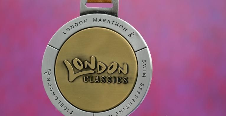 Front of the London Classics medal