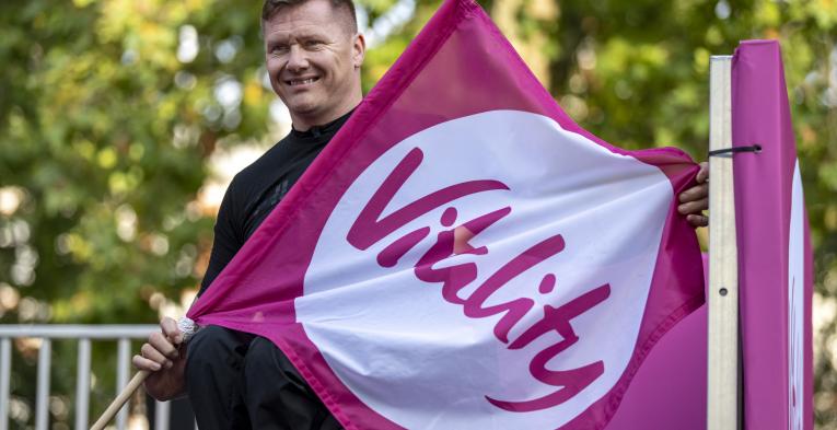 David Weir starts the event at the 2024 Vitality Westminster Mile