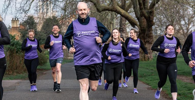 Pancreatic Cancer UK runners