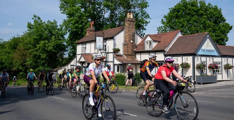 Ford RideLondon participants 