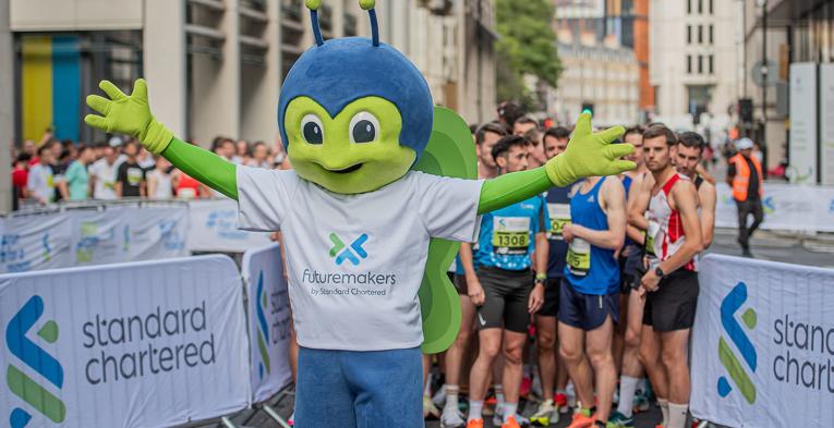 The Great City Race mascot 