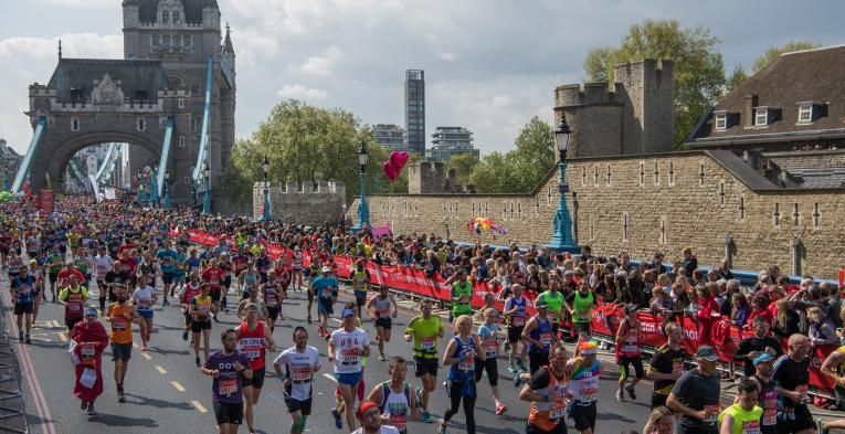 Runners by Tower Bridge