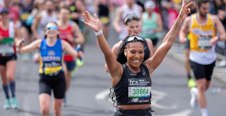 Runners from the 2024 TCS London Marathon