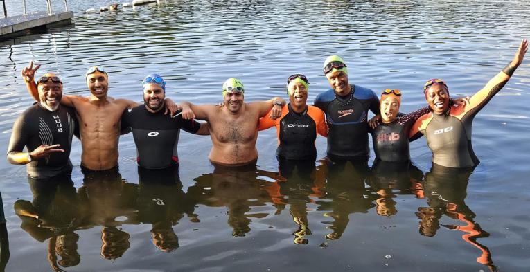 Serpentine taster swim session