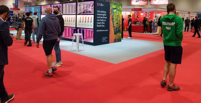 View of the TCS London Marathon Running Show at ExCel London