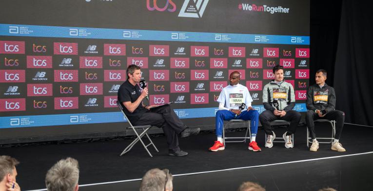 The 2023 TCS London Marathon pre-race elite men's press call