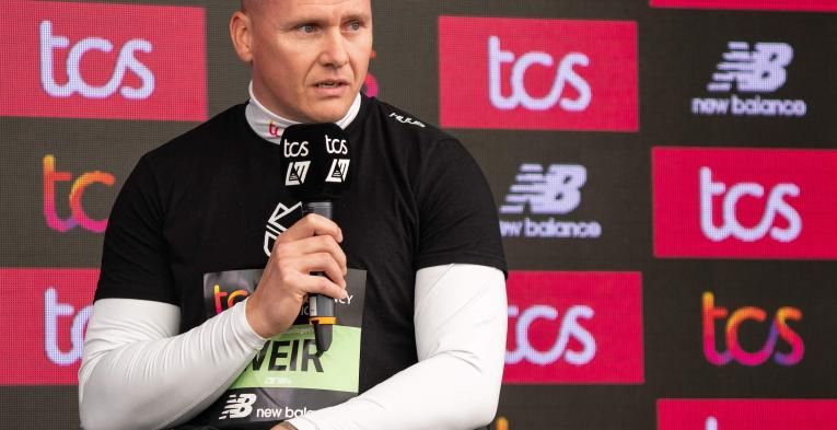 David Weir at the TCS London Marathon pre-race press call