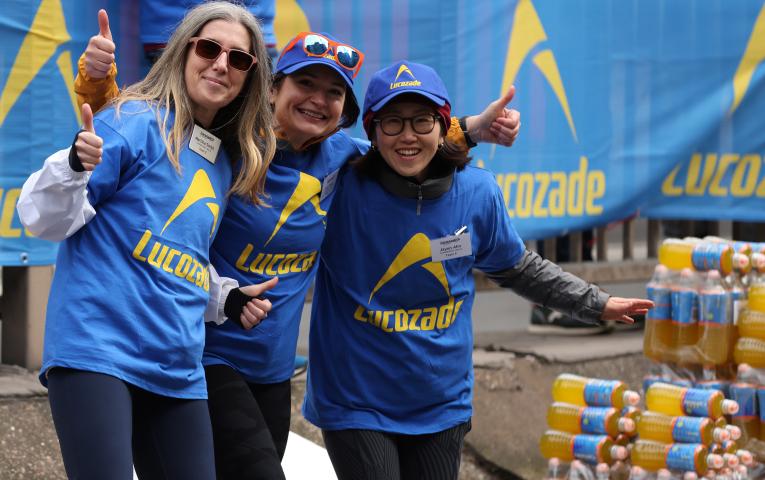 Lucozade at the TCS London Marathon