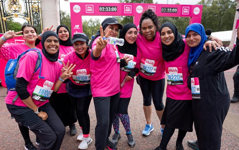 Finishers at the Vitality 10,000