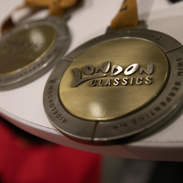 London Classics Medal close up.