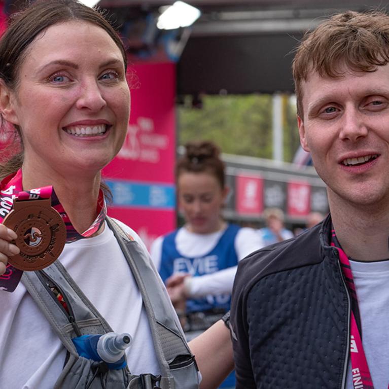 EastEnders actors Jamie Borthwick and Emma Barton