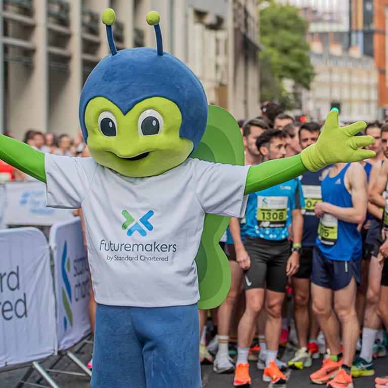 The Great City Race mascot 