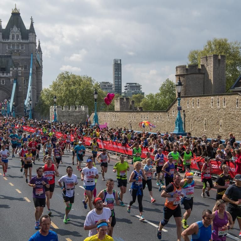 Runners by Tower Bridge