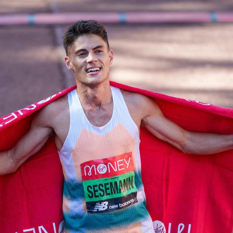 Phil Sesemann completes the 2021 London Marathon