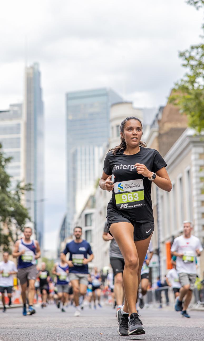 Great City Race runners on the course