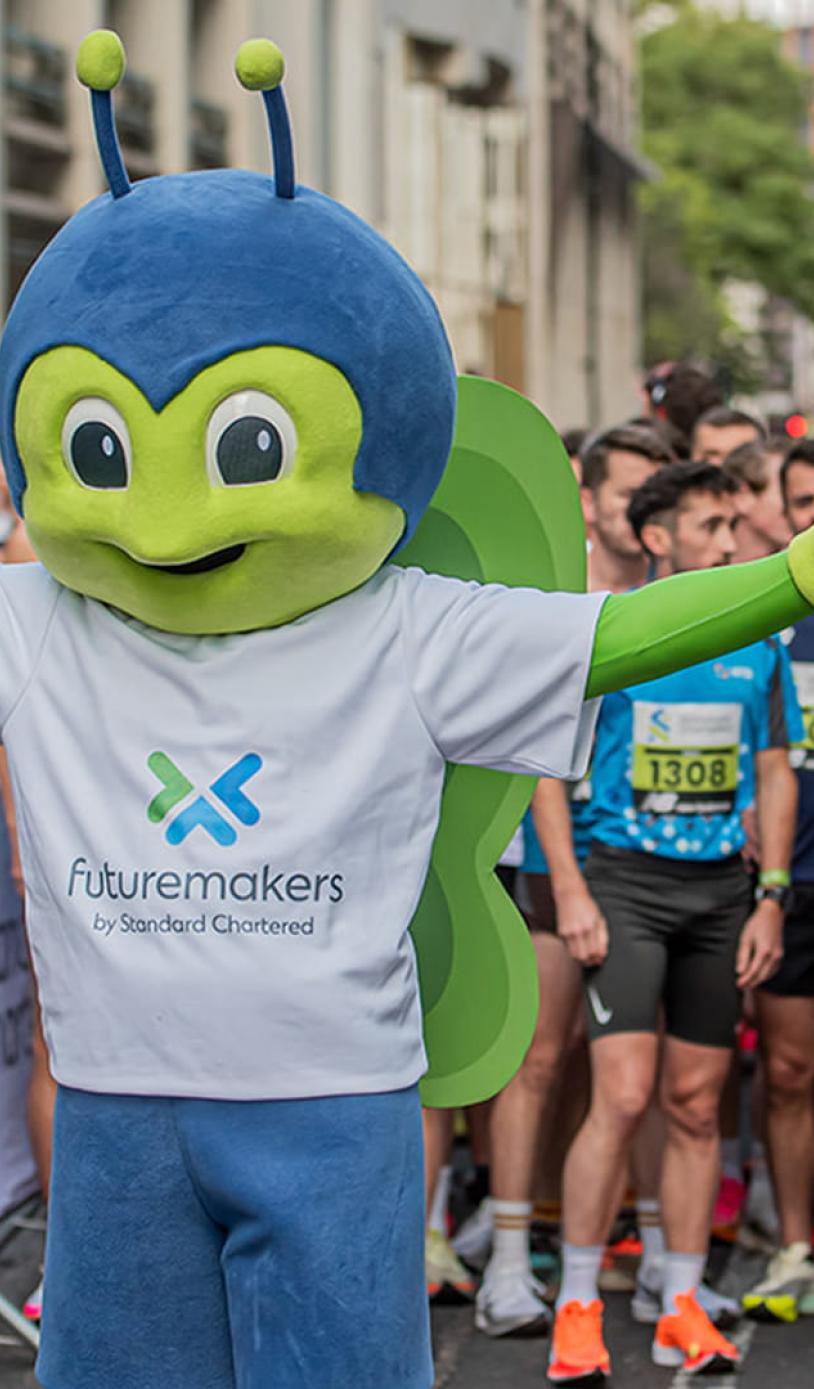 The Great City Race mascot 