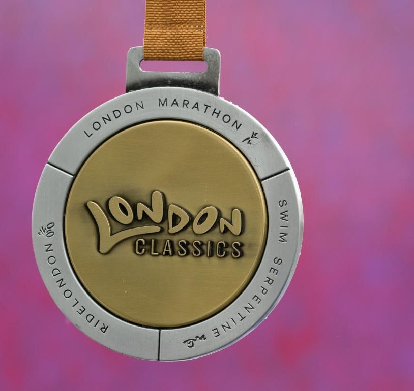 Front of the London Classics medal