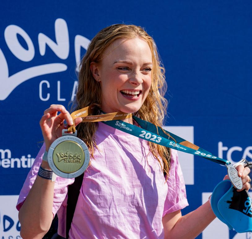 London Classics finisher at Swim Serpentine