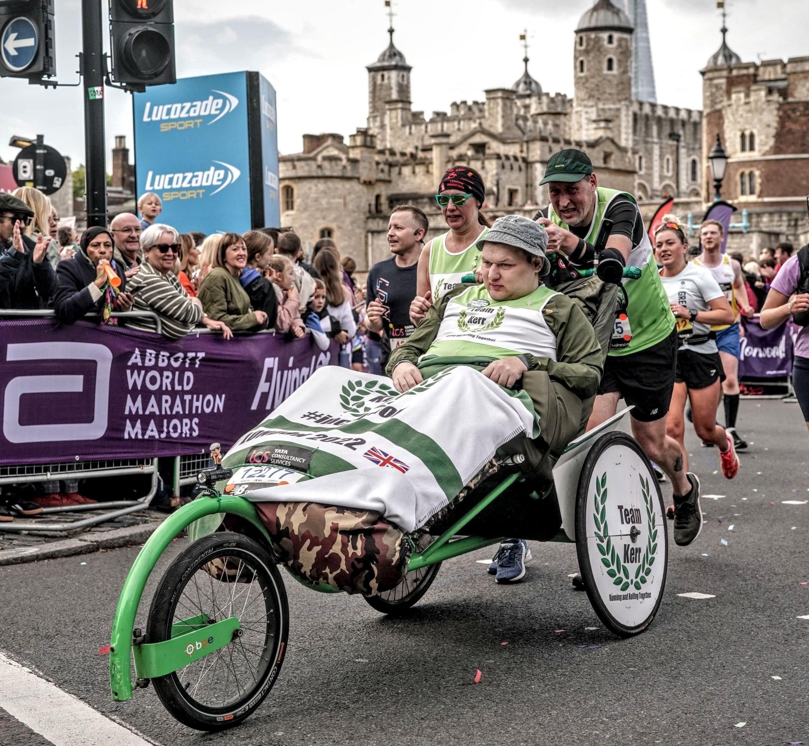 Team Kerr at the TCS London Marathon