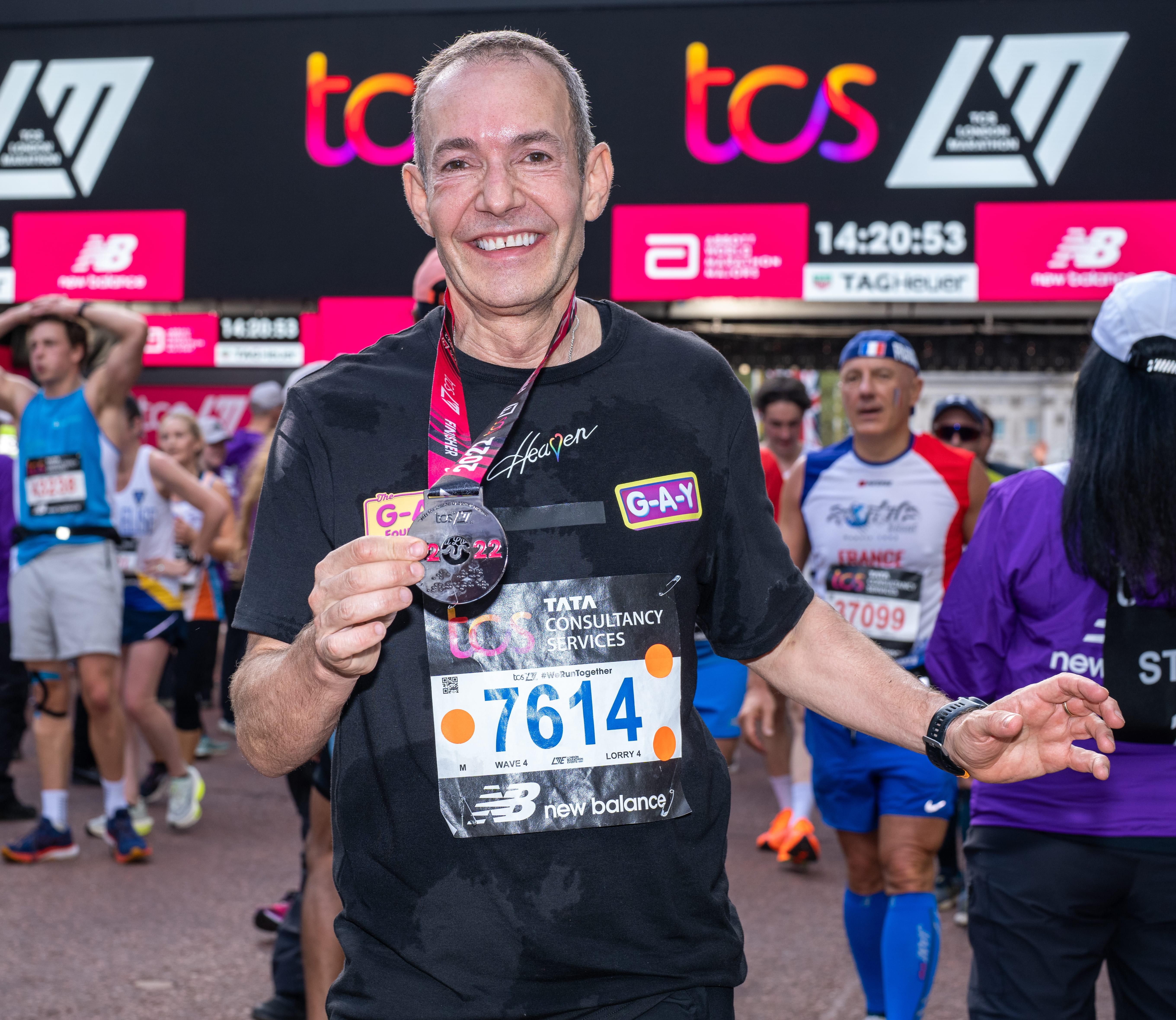 Jeremy Joseph at the TCS London Marathon