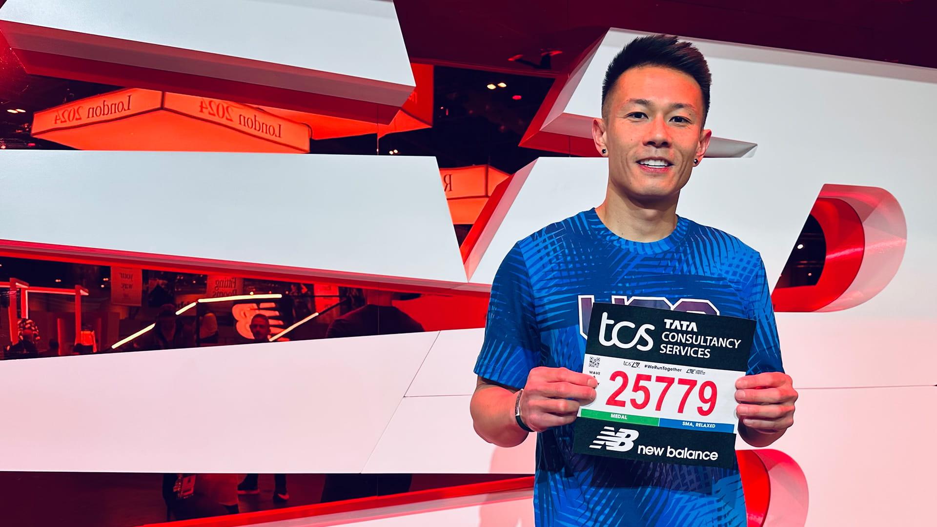 Brian at the 2024 TCS London Marathon Running Show