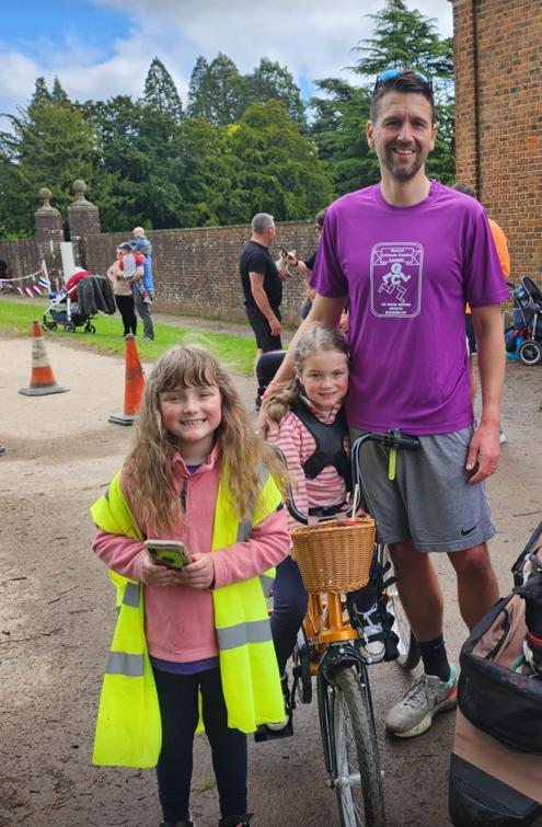 The Jones family at parkrun