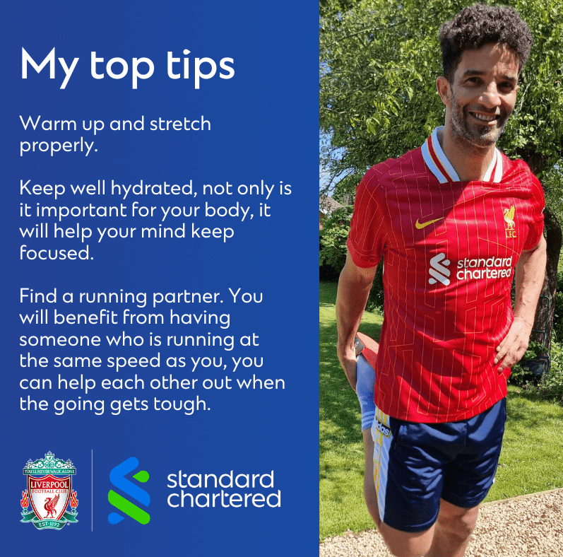 Image showing training tips from former Liverpool Football Club player Glen Johnson